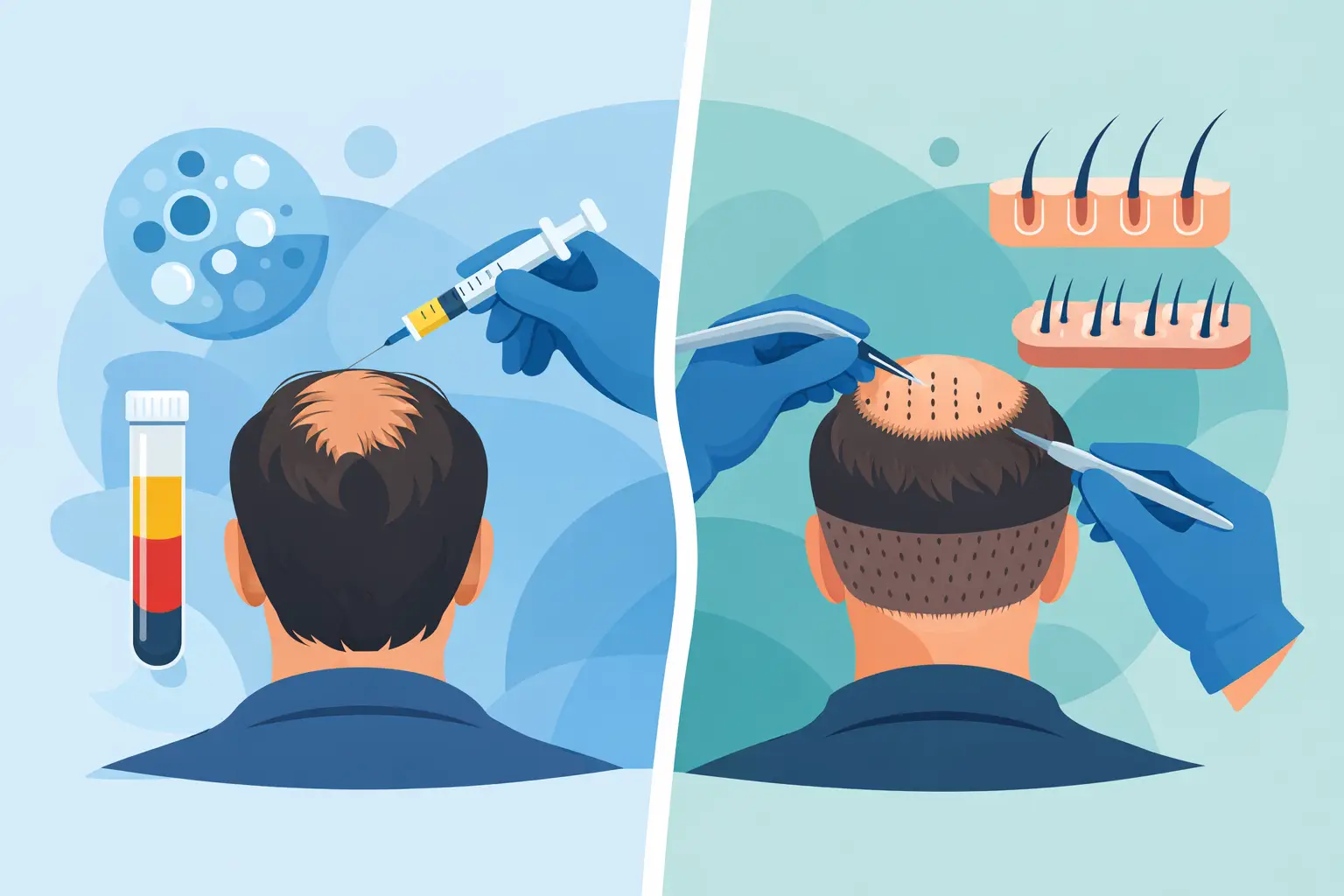 PRP or Hair Transplant: Which Fits You Best?