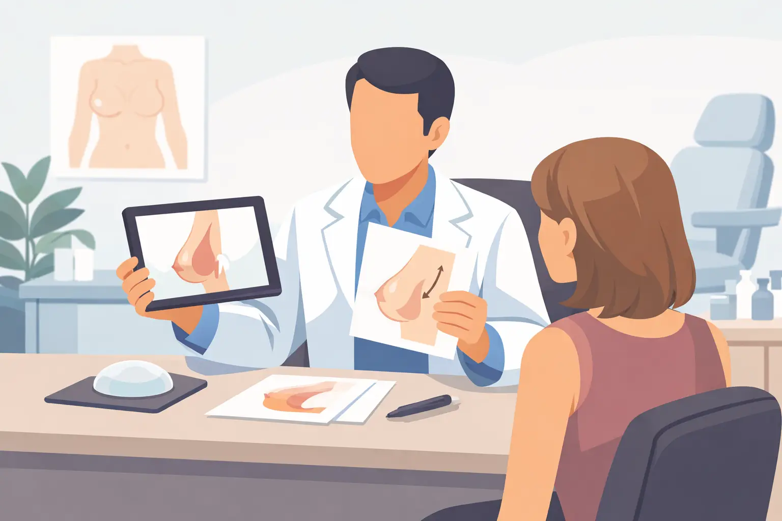 Breast Uplift Versus Breast Implants Compared