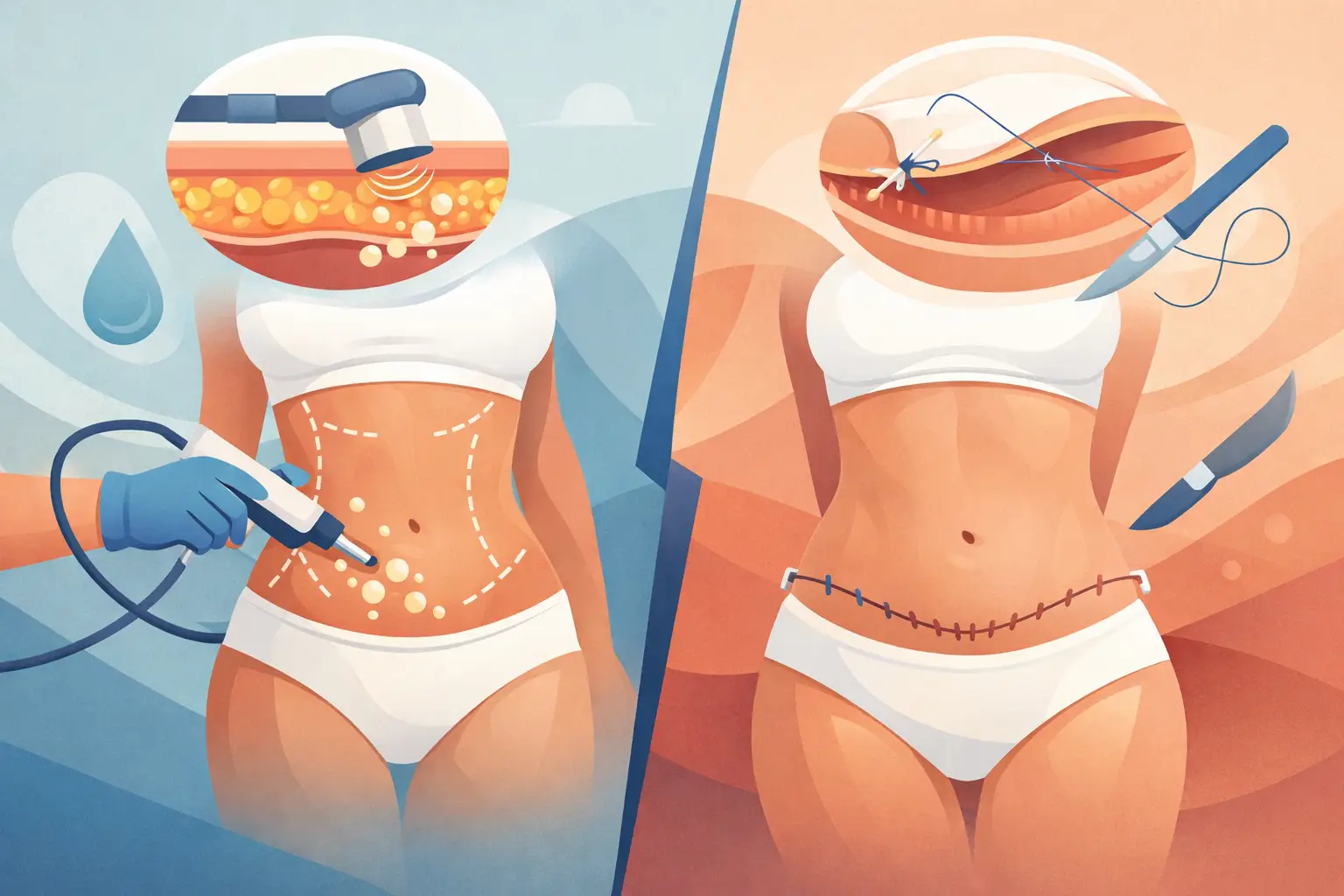 Vaser Liposuction vs Tummy Tuck: Which Is Right?